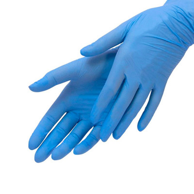 Перчатки виниловые неопудренные размер L 50 шт Biohandix
