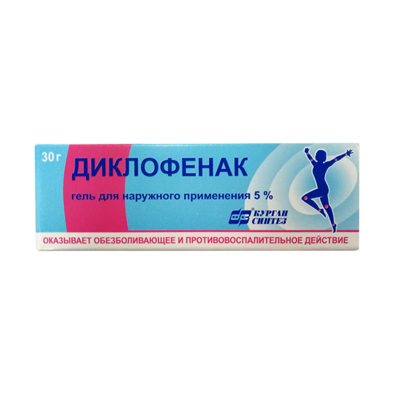 Диклофенак АКОС 5% 50г гель