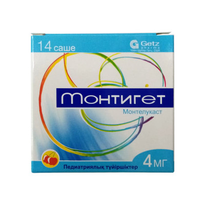 Монтигет 4мг № 14 гран,педиатр,саше