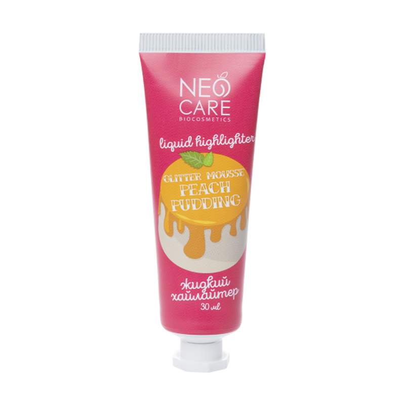 Neo Care Хайлайтер Glitter mousse peach pudding, 30мл