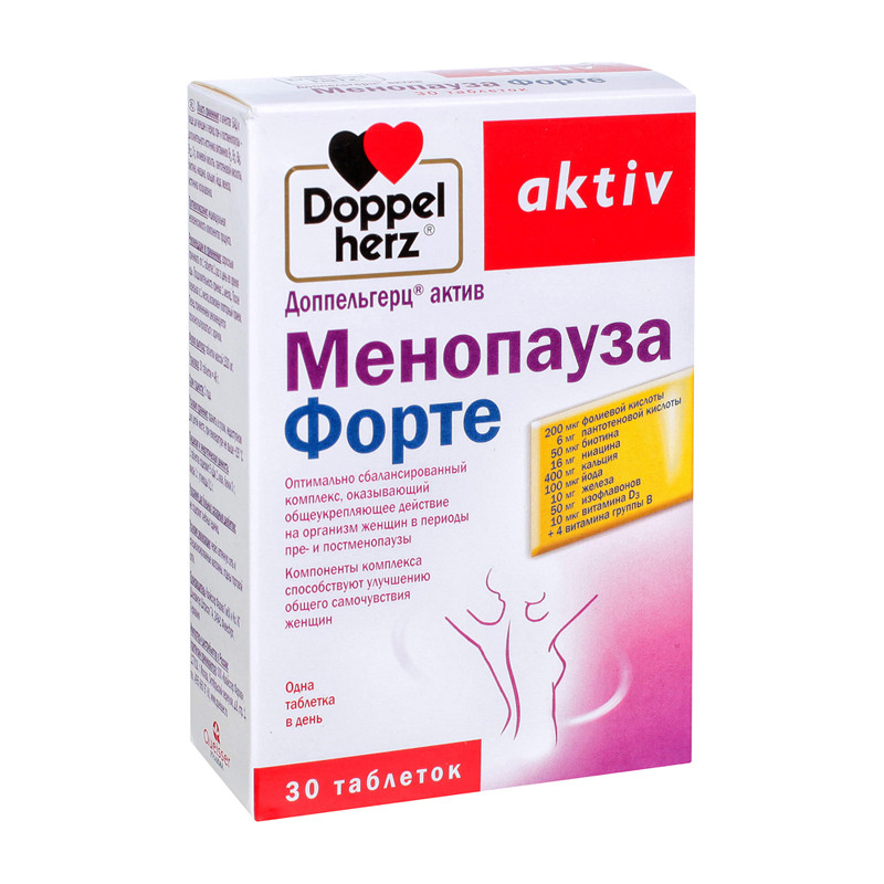 Доппельгерц Актив Менопауза Форте №30 таб
