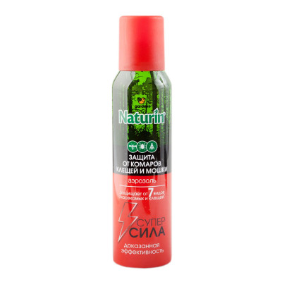 Gardex Naturin Аэрозоль от комаров, клещей и мошек 150мл