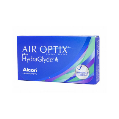 Линза контактная AIR OPTIX plus HydraGlade 3шт ВС8,6 DIA 14,2mm