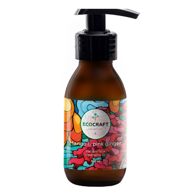 ECOCRAFT Гидрофильное масло для нормальной кожи "Mango and pink ginger" Манго и розовый имбирь (100 мл)