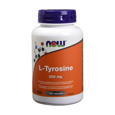 NOW L-Tirosine 500мг №120 капс.
