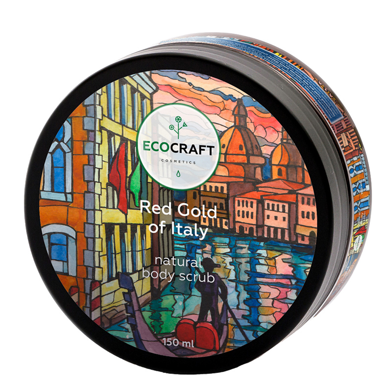 ECOCRAFT Скраб для тела "Red gold Italy" Красное золото Италии (150 мл)