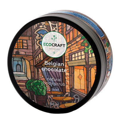 ECOCRAFT Скраб для тела "Belgian chocolate" Бельгийский шоколад (150 мл)