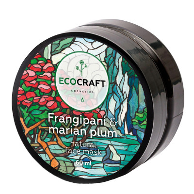 ECOCRAFT Маска для глубокого увлажнения кожи лица "Frangipani and Marian plum" Франжипани и марианская слива (60 мл)