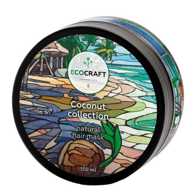 ECOCRAFT Маска для волос Coconut collection Кокосовая коллекция (150 мл)