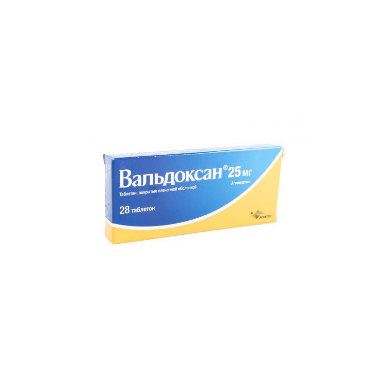 Вальдоксан 25мг №28 табл