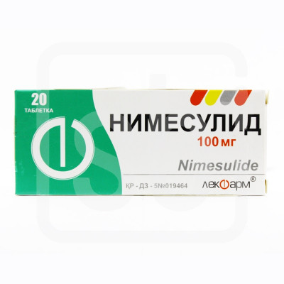 Нимесулид таблетки 100мг 20шт Лекфарм