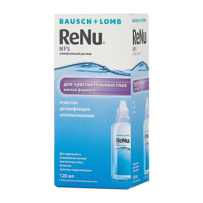ReNu 120мл универсальный р-р для линз для чувствительных глаз