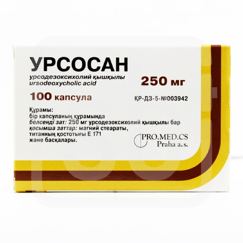 Урсосан 250мг №100 капс