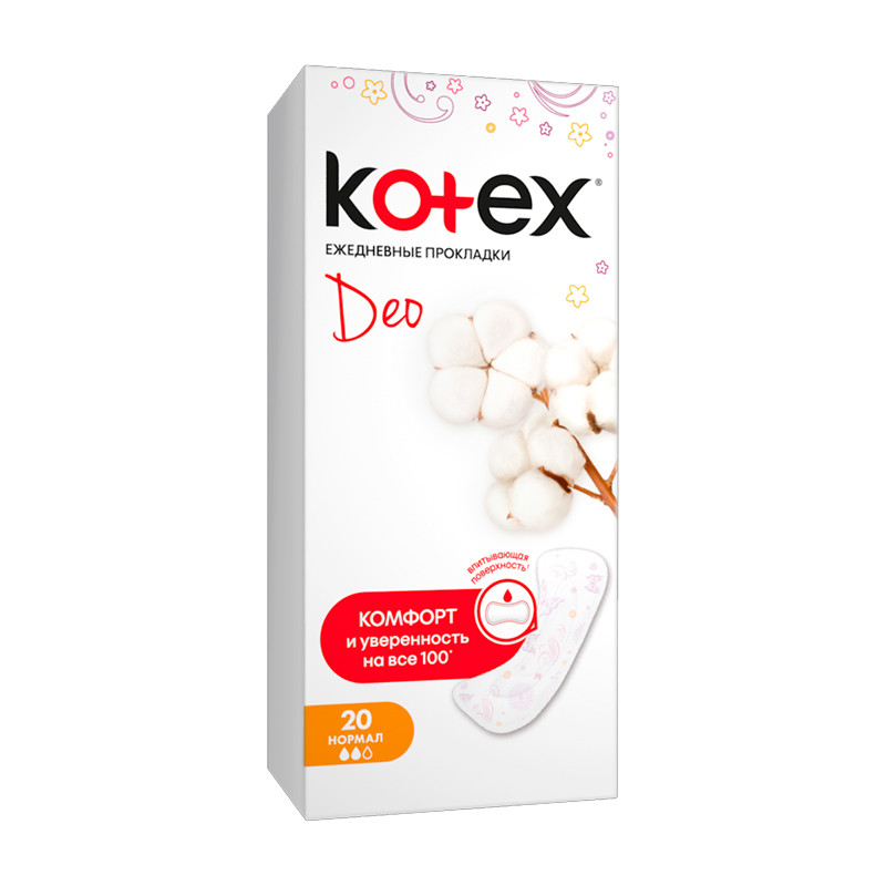 Прокладки Kotex Нормал Део №20