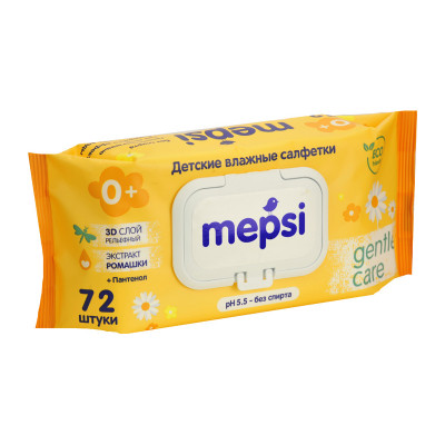 Салф. вл. Mepsi Экстракт ромашки  детские 72шт