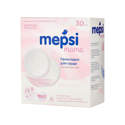 MEPSI Прокладки для груди гелевые №30 шт Арт 0336