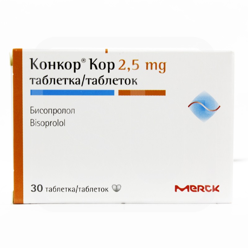 Конкор Кор 2,5мг №30 табл