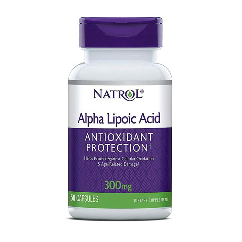 NATROL Альфа липоевая кислота 300мг №50 капс /312