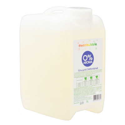 Freshbubble Гель для стирки белья без аромата, 5 л .