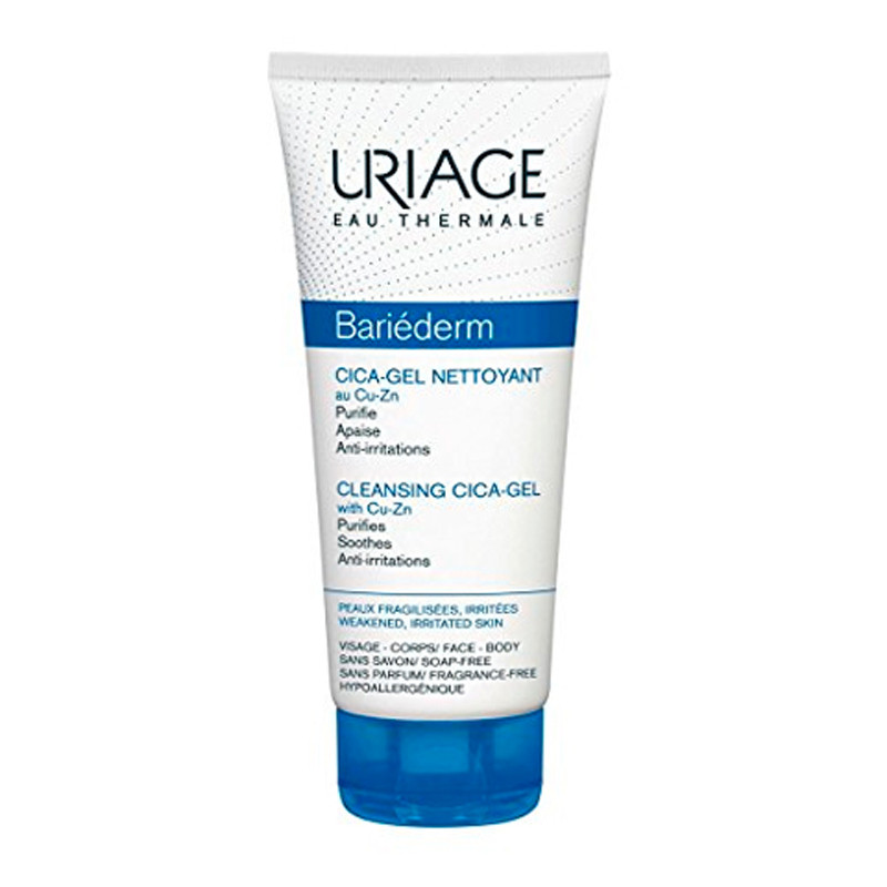 URIAGE Bariederm ЦИКА 200мл очищающий гель с Cu-Zn (5466)