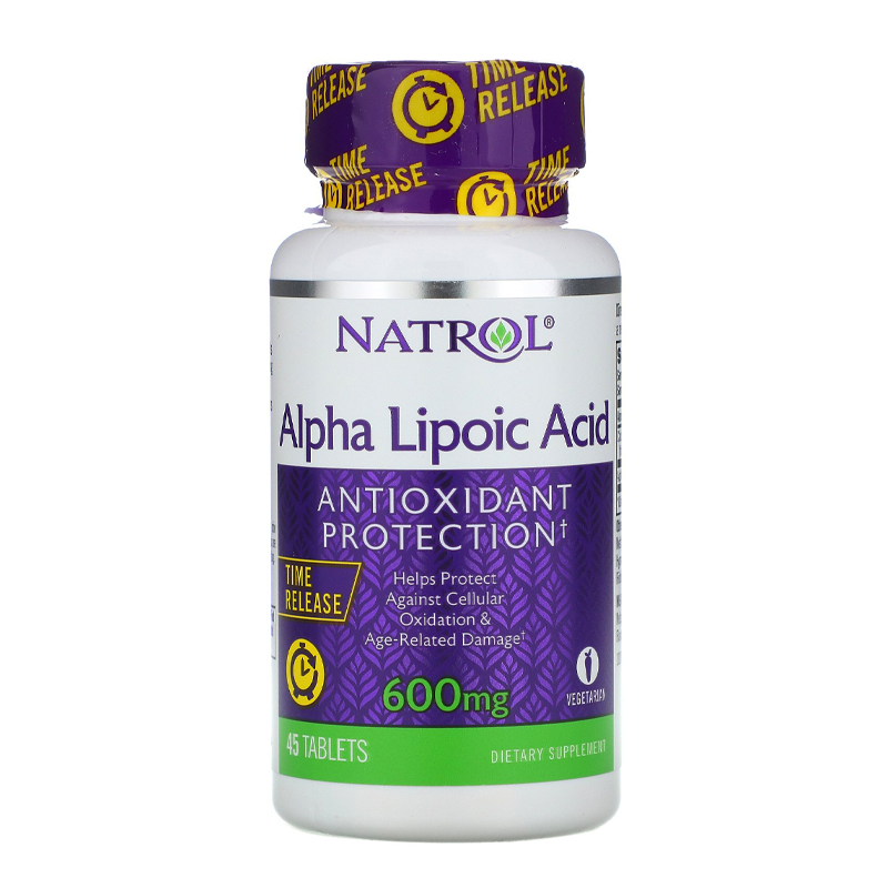 NATROL Альфа липоевая кислота 600мг №45 капс /5229