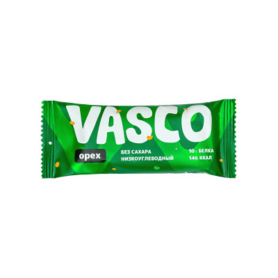 Батончик VASCO низкоуглеводный Орех 40г