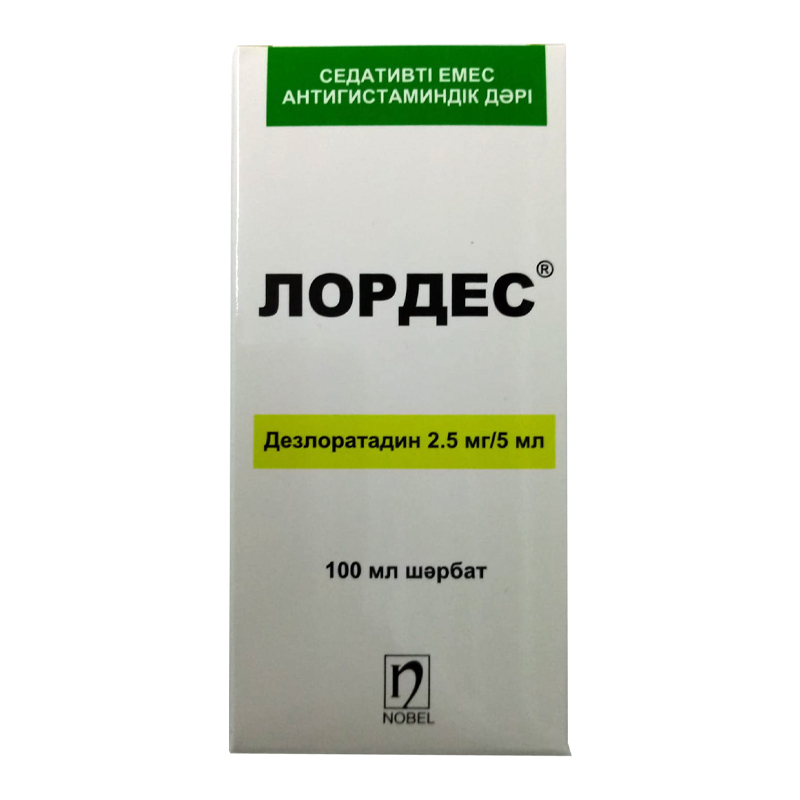Лордес 2,5мг\5мл 100мл сироп Нобель