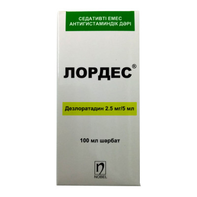 Лордес 2,5мг\5мл 100мл сироп Нобель