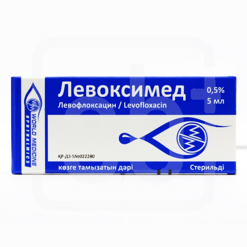Левоксимед 0,5% 5 мл гл капли