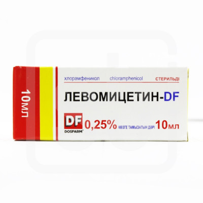 Левомицетин-DF капли глазные 0,25% 10 мл DOSFARM ТОО