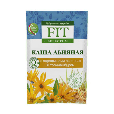 Каша льняная с зародышами пшеницы и топинамбуром 25г саше Fit Effectum