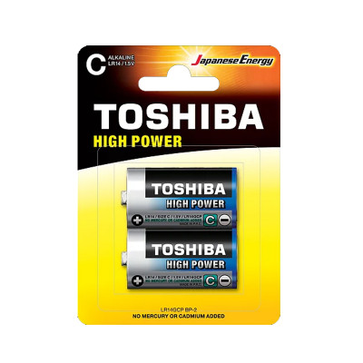 Батарейки TOSHIBA LR14GCP PW BP-2 2шт
