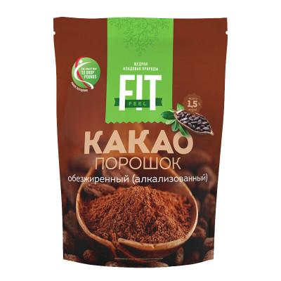 Какао обезжиренный 150г Fit feel