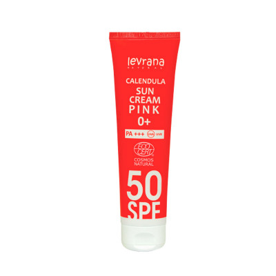 Levrana Солнцезащитный крем для лица и тела «Календула 30SPF PINK 0+», 100 мл ECOCERT COSMOS NATURAL