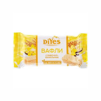 Вафли ДиYes на фруктозе Сливочно-ванильные 90гр