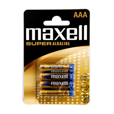 Батарейки MAXELL АAА LR03 Super 4шт /64300