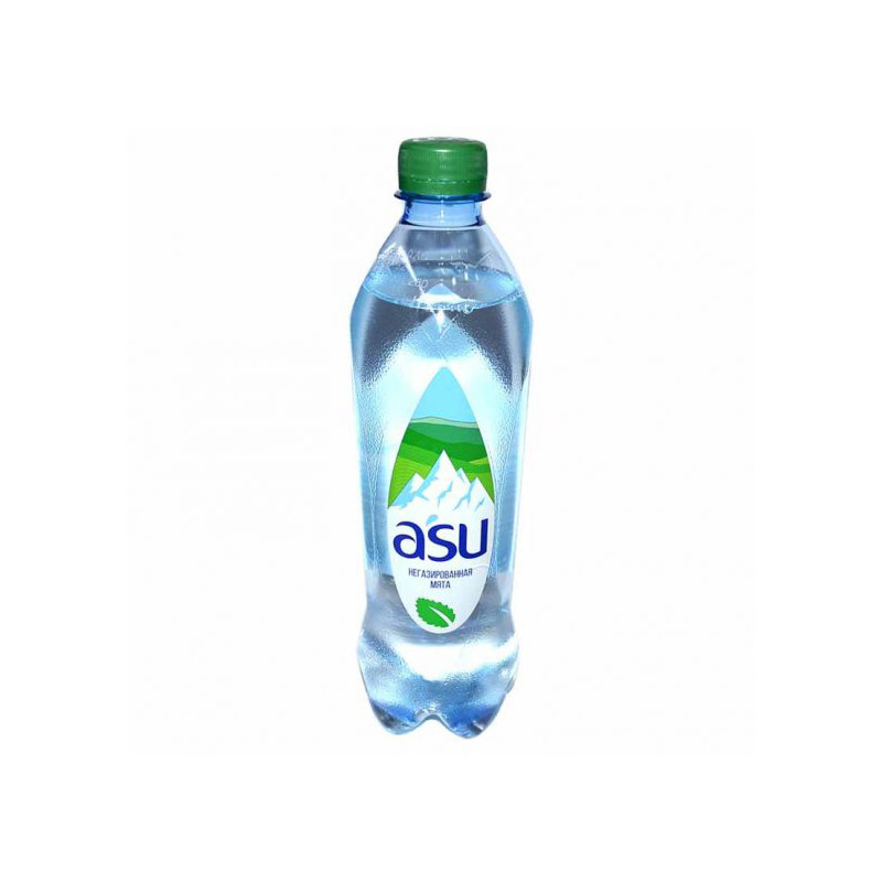 Вода A'SU 0,5л негазиров, со вкусом Мяты