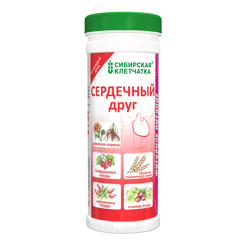 Клетчатка сибирская сердечный друг 170гр