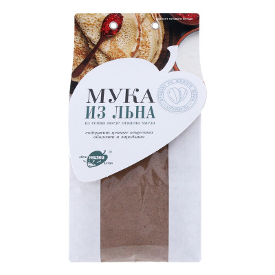 Мука льняная 500гр из семян после отжима масла Образ жизни