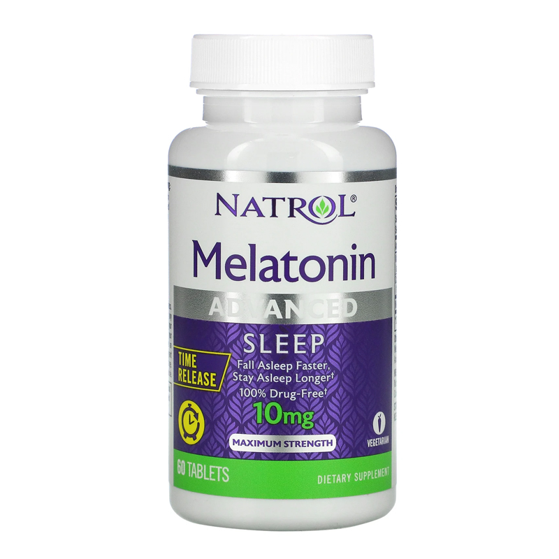 NATROL Мелатонин 10мг №60 табл /6211/