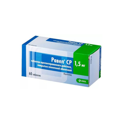 Равел СР 1,5мг № 60 табл