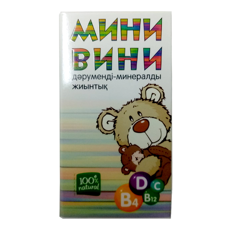 Витаминно-минеральный комплекс для детей пастилки жевательные 30 шт Мини Вини