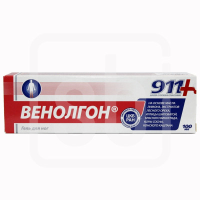 Серия 911 Венолгон 100 мл гель д/ног