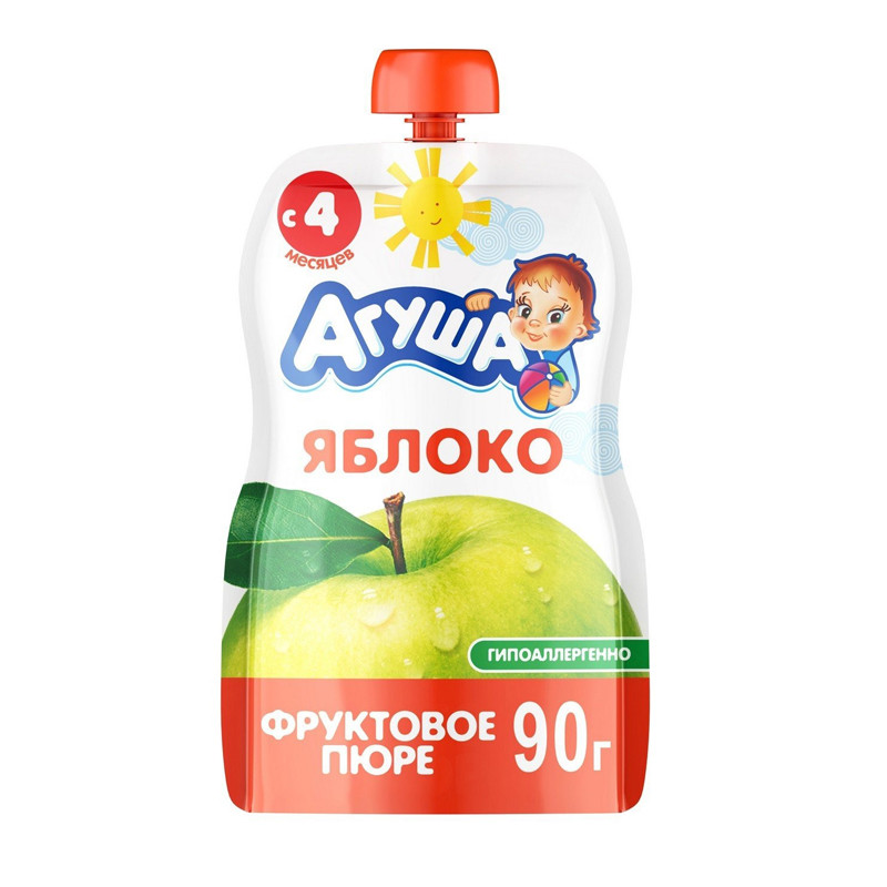 Пюре Агуша Яблоко 90г