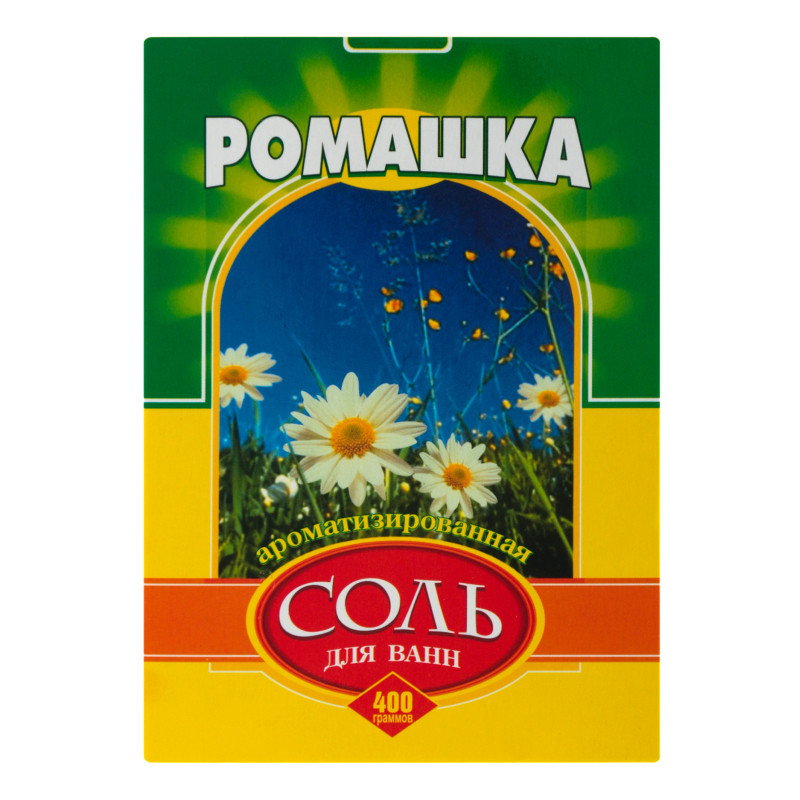 Соль д/ванн Ромашка 400гр