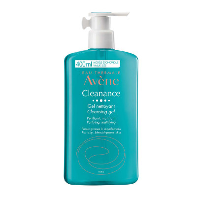 AVENE CLEANANCE Гель очищающий для чувтв. и пробл. кожи 400мл флакон с дозатором