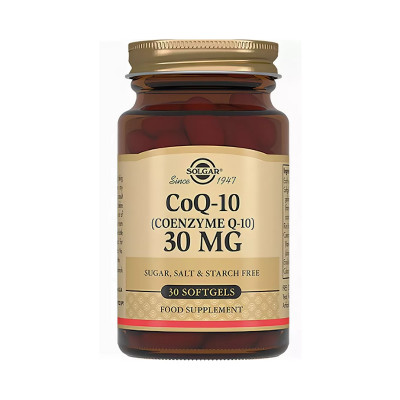 SOLGAR Коэнзим Q10 30мг №30 капс.