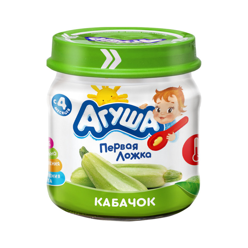 Пюре Агуша Кабачок 80г ст.б.