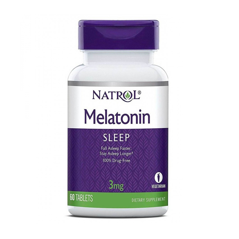 NATROL Мелатонин 3мг №60 табл/510