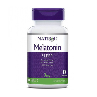 NATROL Мелатонин 3мг №60 табл/510